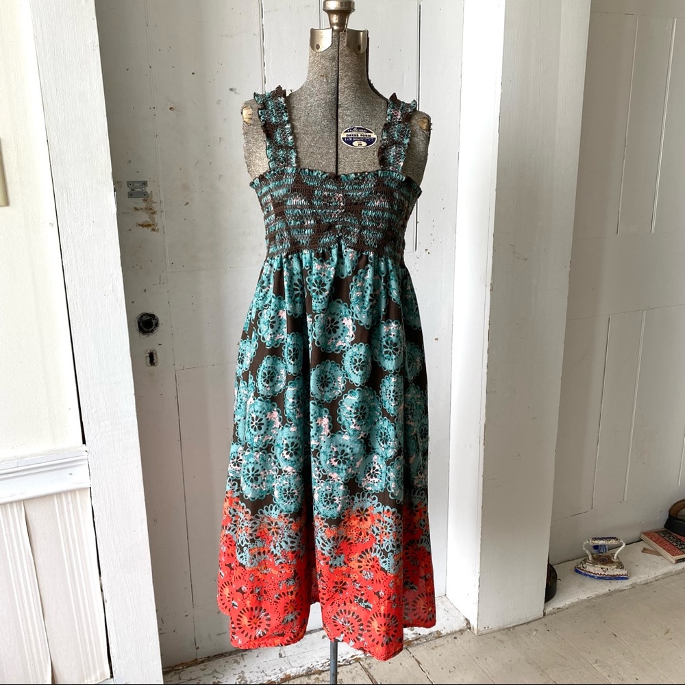 No Boundaries Girls Boho Batik Print Sun Dress